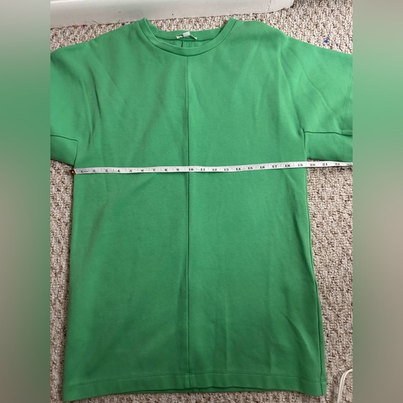 COS Green Oversized Short Sleeve Tee size S - Picture 4 of 6